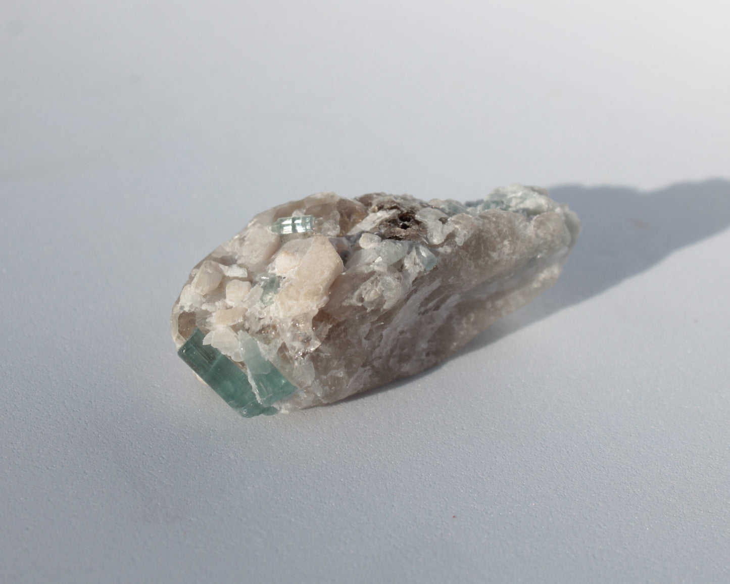 Blue Tourmaline on matrix from Afghanistan 81.8ct 16.4g Rocks and Things