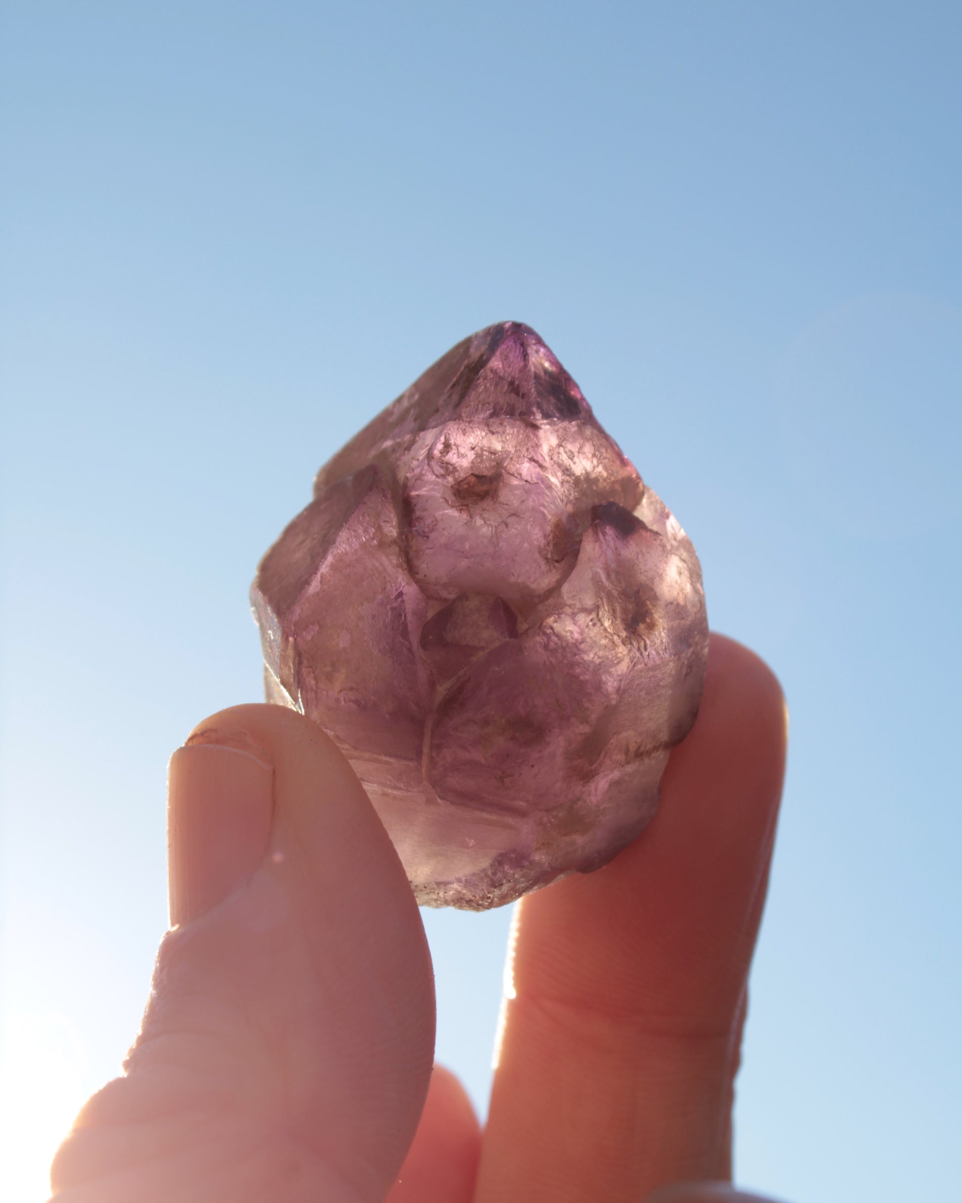 Elestial Amethyst crystal from Pakistan 38.3g Rocks and Things