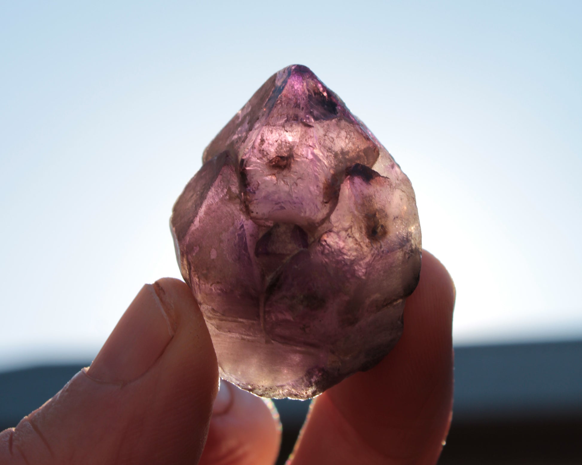 Elestial Amethyst crystal from Pakistan 38.3g Rocks and Things