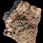 Cubic Fluorite cluster with UV reactive Calcite 278g in sunshine - Rocks and Things Store