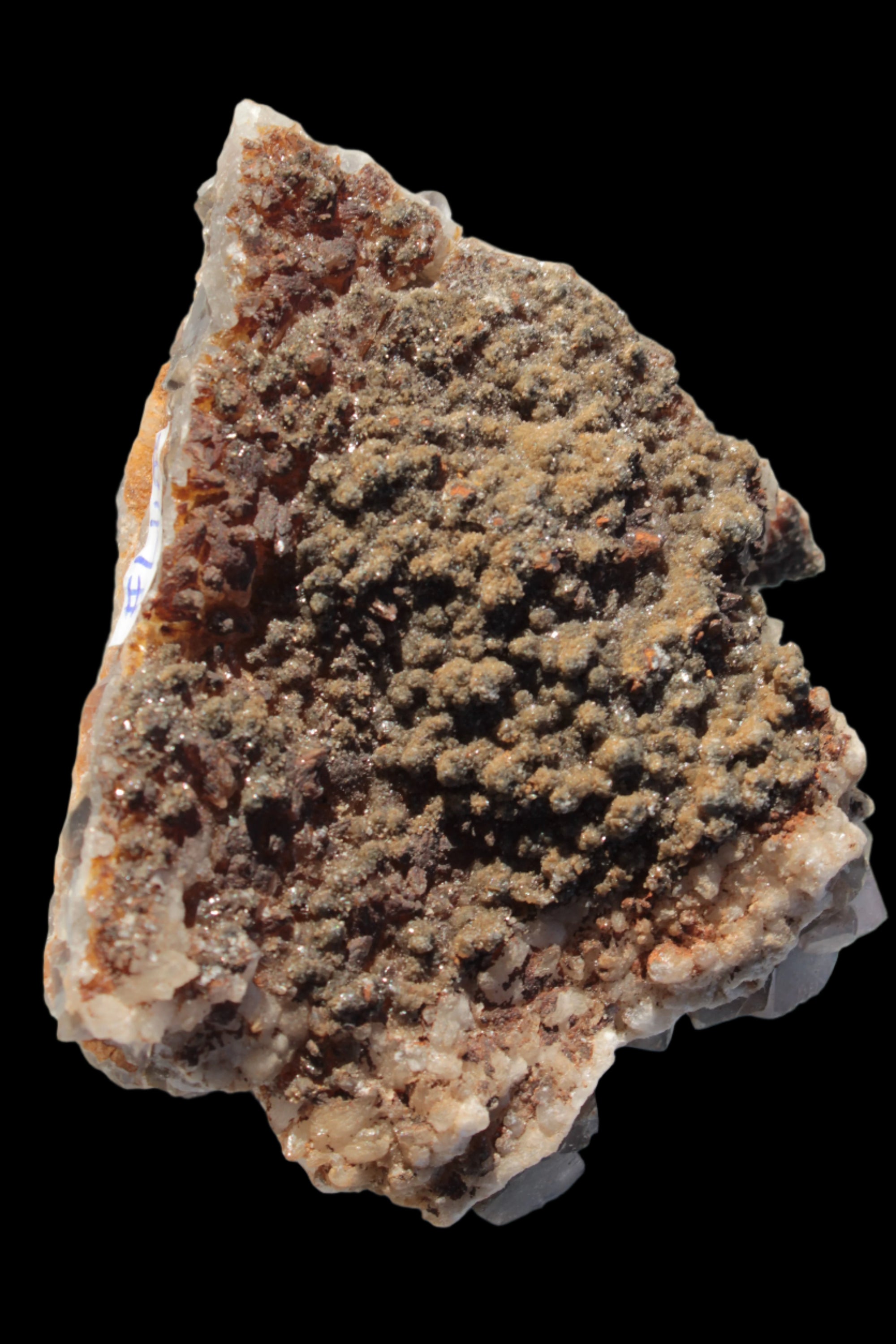 Cubic Fluorite cluster with UV reactive Calcite 278g in sunshine - Rocks and Things Store