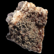 Cubic Fluorite cluster with UV reactive Calcite 278g in sunshine - Rocks and Things Store