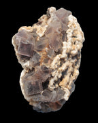 Cubic Fluorite cluster with UV reactive Calcite 278g in sunshine - Rocks and Things Store