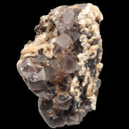 Cubic Fluorite cluster with UV reactive Calcite 278g in sunshine - Rocks and Things Store