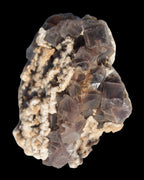Cubic Fluorite cluster with UV reactive Calcite 278g in sunshine - Rocks and Things Store