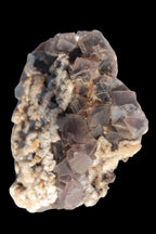 Cubic Fluorite cluster with UV reactive Calcite 278g in sunshine - Rocks and Things Store