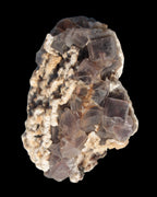 Cubic Fluorite cluster with UV reactive Calcite 278g in sunshine - Rocks and Things Store