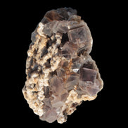 Cubic Fluorite cluster with UV reactive Calcite 278g in sunshine - Rocks and Things Store