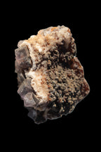 Cubic Fluorite cluster with UV reactive Calcite 278g in sunshine - Rocks and Things Store