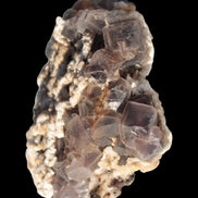 Cubic Fluorite cluster with UV reactive Calcite 278g in sunshine - Rocks and Things Store