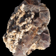 Cubic Fluorite cluster with UV reactive Calcite 278g in sunshine - Rocks and Things Store