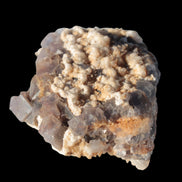 Cubic Fluorite cluster with UV reactive Calcite 278g in sunshine - Rocks and Things Store