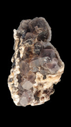 Cubic Fluorite cluster with UV reactive Calcite 278g in sunshine - Rocks and Things Store