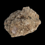 Pink Topaz with Green Tourmaline in Muscovite/Feldspar matrix 99.5g in LED light  - Rocks and Things Store