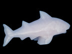 Mangano Calcite hand-carved shark 687g Rocks and Things