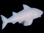 Mangano Calcite hand-carved shark 687g Rocks and Things