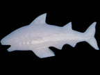Mangano Calcite hand-carved shark 687g Rocks and Things