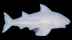 Mangano Calcite hand-carved shark 687g Rocks and Things