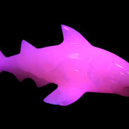 Mangano Calcite hand-carved shark 687g Rocks and Things