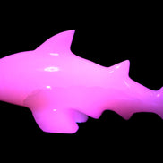 Mangano Calcite hand-carved shark 687g Rocks and Things