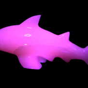 Mangano Calcite hand-carved shark 687g Rocks and Things