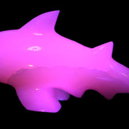 Mangano Calcite hand-carved shark 687g Rocks and Things