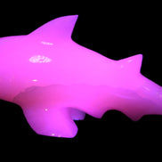 Mangano Calcite hand-carved shark 687g Rocks and Things