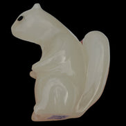 Squirrel hand carved in Calcite 352.7g in sunshine - Rocks and Things Store