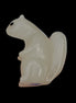 Squirrel hand carved in Calcite 352.7g in sunshine - Rocks and Things Store