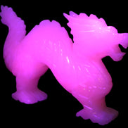 Mangano Calcite hand-carved Dragon 952g Rocks and Things