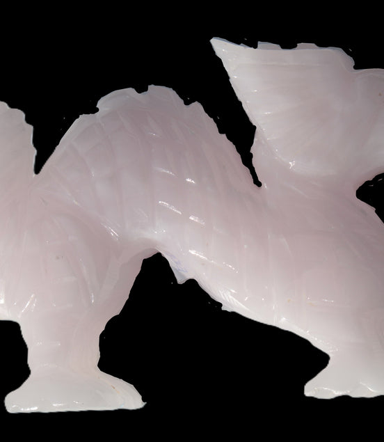Mangano Calcite hand-carved Dragon 952g Rocks and Things