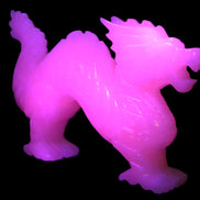 Mangano Calcite hand-carved Dragon 952g Rocks and Things