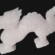 Mangano Calcite hand-carved Dragon 952g Rocks and Things