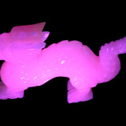 Mangano Calcite hand-carved Dragon 952g Rocks and Things