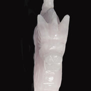 Mangano Calcite hand-carved Dragon 952g Rocks and Things
