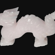 Mangano Calcite hand-carved Dragon 952g Rocks and Things