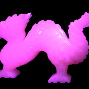 Mangano Calcite hand-carved Dragon 952g Rocks and Things