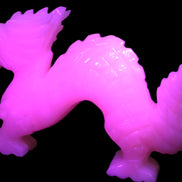 Mangano Calcite hand-carved Dragon 907g Rocks and Things