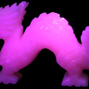 Mangano Calcite hand-carved Dragon 907g Rocks and Things