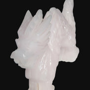 Mangano Calcite hand-carved Dragon 907g Rocks and Things