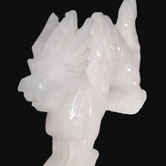 Mangano Calcite hand-carved Dragon 907g Rocks and Things