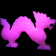 Mangano Calcite hand-carved Dragon 907g Rocks and Things