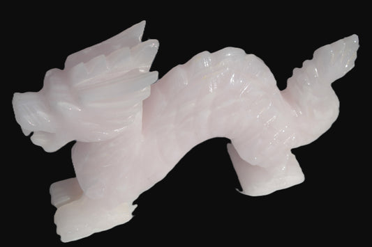 Mangano Calcite hand-carved Dragon 907g Rocks and Things