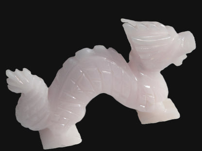 Mangano Calcite hand-carved Dragon 907g Rocks and Things