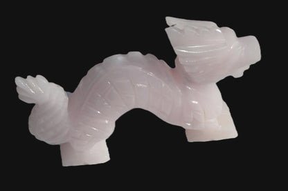 Mangano Calcite hand-carved Dragon 907g Rocks and Things