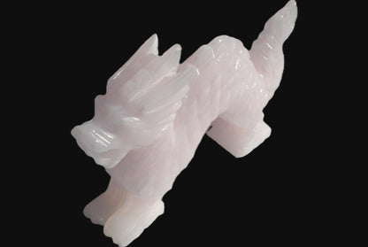 Mangano Calcite hand-carved Dragon 907g Rocks and Things