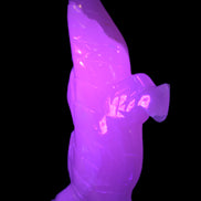 Mangano Calcite hand-carved crocodile 837g Rocks and Things