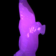 Mangano Calcite hand-carved crocodile 837g Rocks and Things