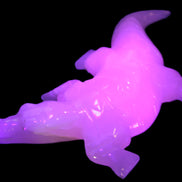 Mangano Calcite hand-carved crocodile 837g Rocks and Things