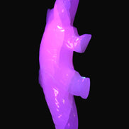 Mangano Calcite hand-carved crocodile 837g Rocks and Things